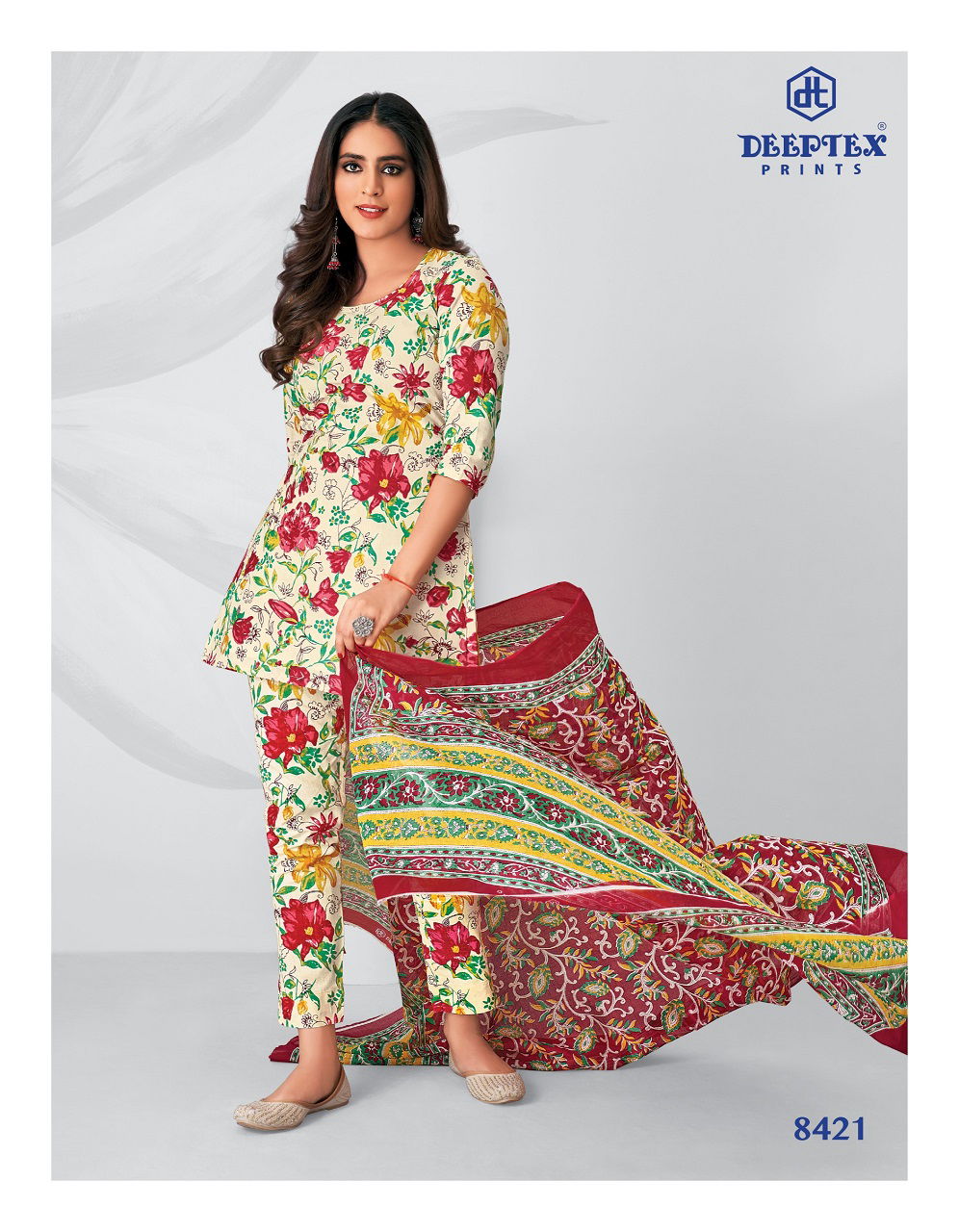 Deeptex Miss India Vol 84 Printed Cotton Dress Material Wholesale Shop In India
